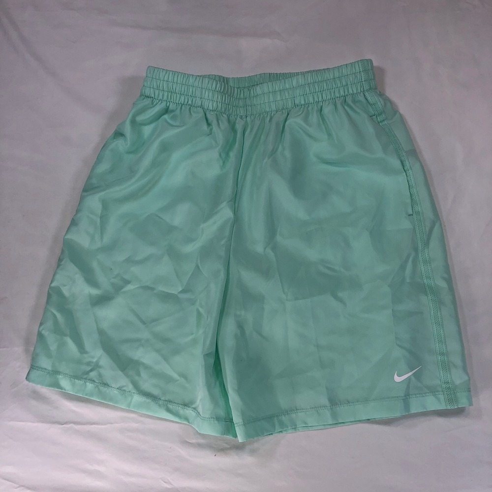 Nike Athletic Shorts Mint Green Training Running Swoosh